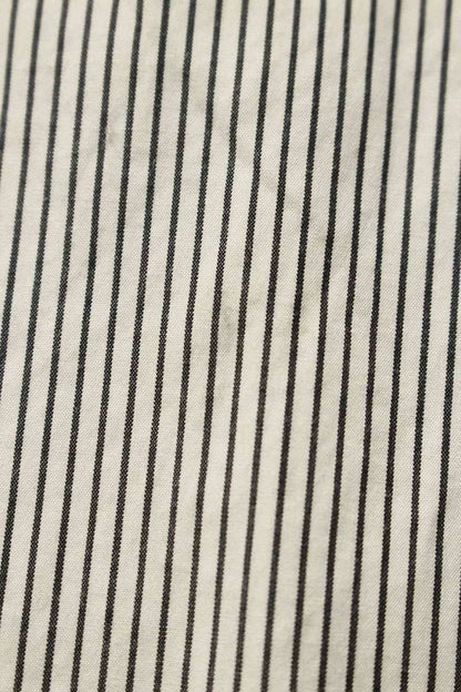 Balenciaga 19SS 556913 Tem15 Back Logo Oversized Stripe Short Sleeve Shirt Men