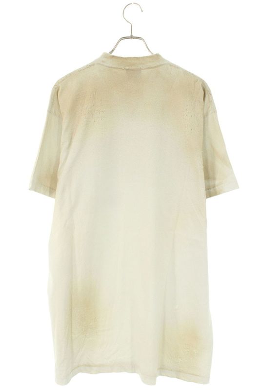 Balenciaga 739028 T0vn2 Skater Crushed Dust Finished Wappen T-shirt Men 1