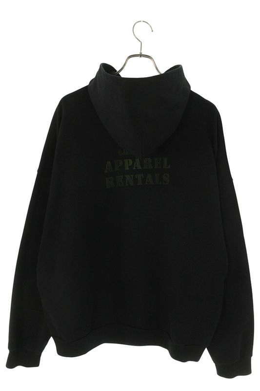 Balenciaga 674986 Tlva7 Back Stencil Print Hoodie Men's 2