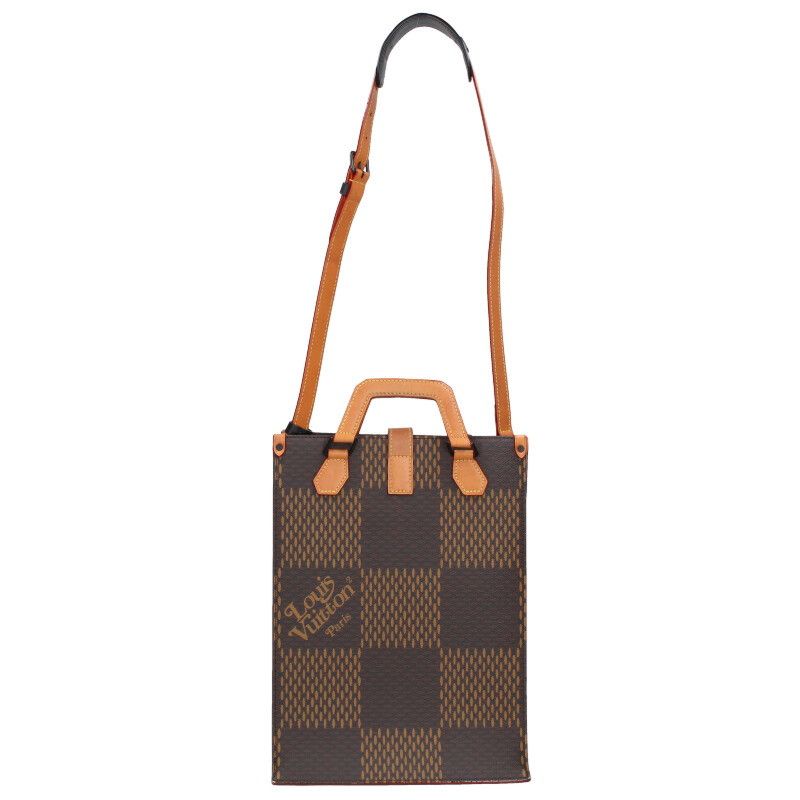 Louis Vuitton N40355 Mini Tote Damier Ebene Giant Shoulder Tote Bag Men's