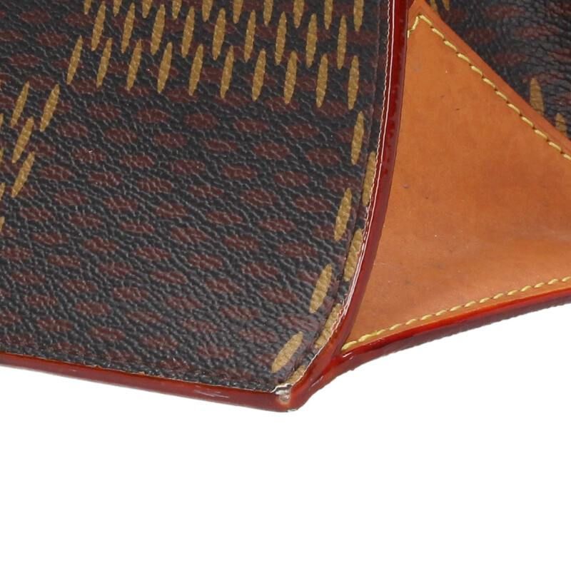 Louis Vuitton N40355 Mini Tote Damier Ebene Giant Shoulder Tote Bag Men's