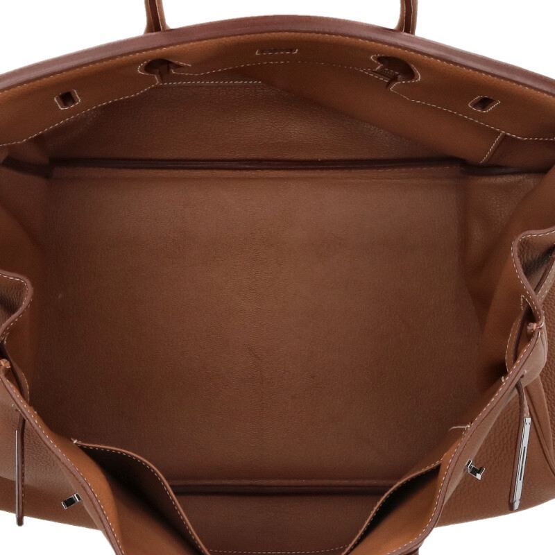 Hermes Birkin 40 Z Engraved Svhardware Gold Togo Handbag Men's 40