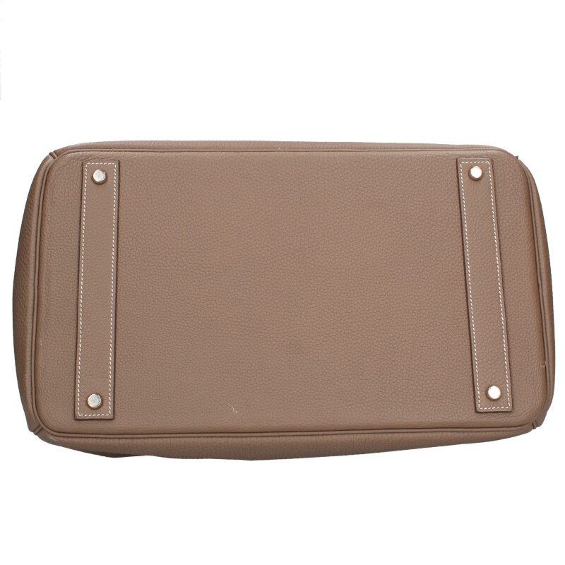 Hermes Haut À Courroies HAC 40 Z Engraved Svhardware Etoupe Togo Handbag Men 40