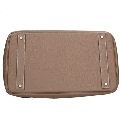 Hermes Haut À Courroies HAC 40 Z Engraved Svhardware Etoupe Togo Handbag Men 40