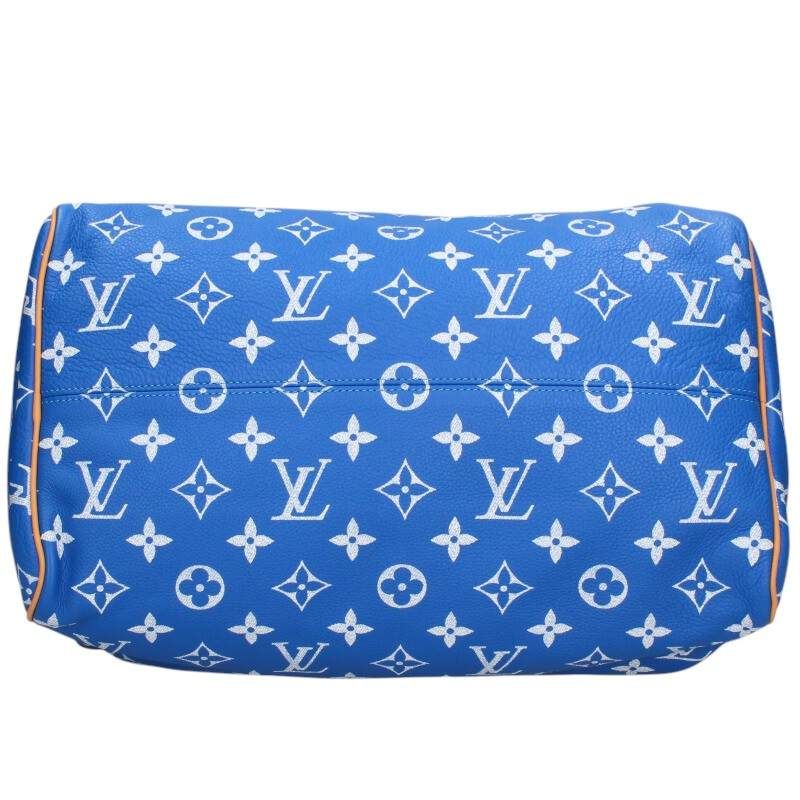 Louis Vuitton M24418 Speedy P9 Bandouliere 40 Monogram Allover Leather Boston