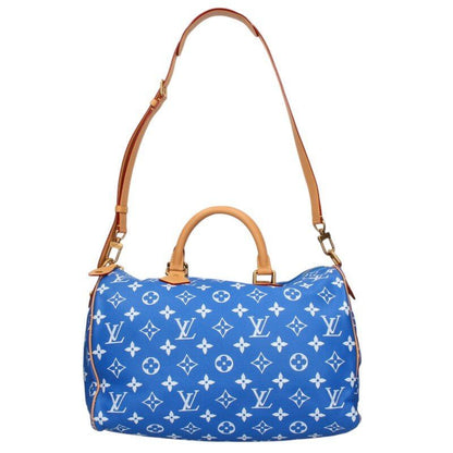 Louis Vuitton M24418 Speedy P9 Bandouliere 40 Monogram Allover Leather Boston