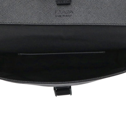 Prada 2zh108 Re-nylon Saffiano Leather Smart Phone Pouch Men's