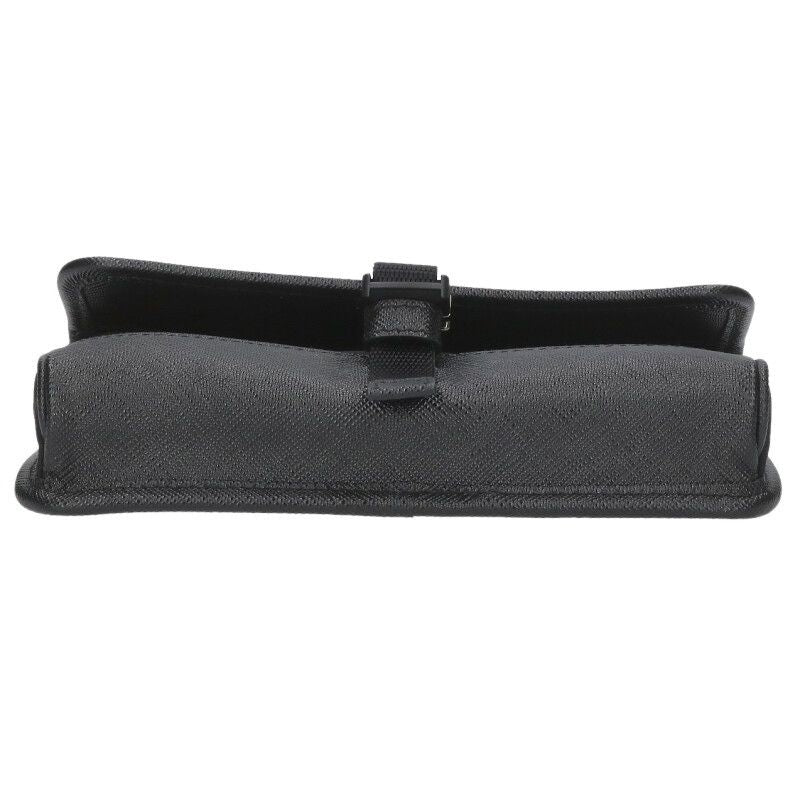 Prada 2zh108 Re-nylon Saffiano Leather Smart Phone Pouch Men's