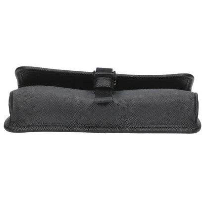 Prada 2zh108 Re-nylon Saffiano Leather Smart Phone Pouch Men's