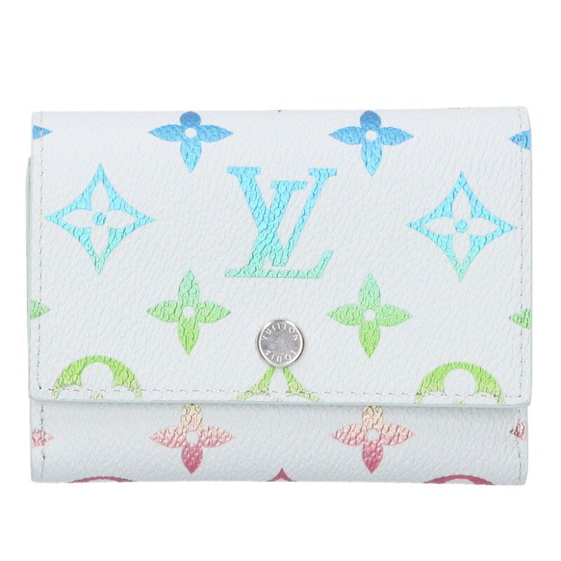 Louis Vuitton M14132 Iridescent Victor Wallet Gradient Monogram Leather Wallet