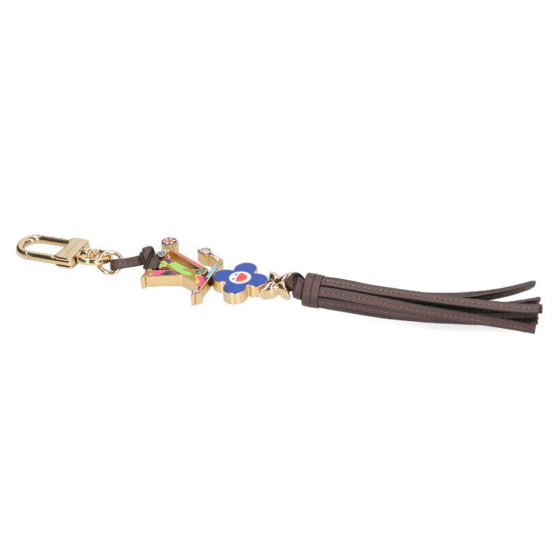 Louis Vuitton M02462 LV X TM Bagcharm Tassel Super Flat LV Hand Flower Bagcharm