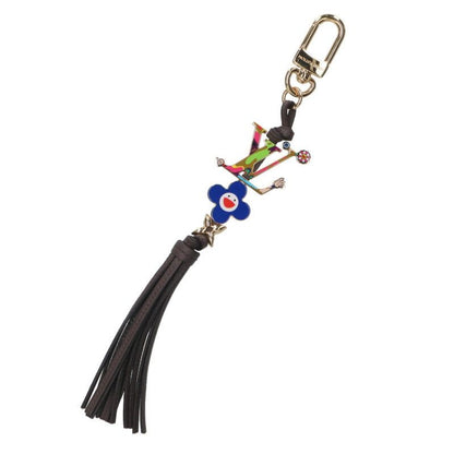 Louis Vuitton M02462 LV X TM Bagcharm Tassel Super Flat LV Hand Flower Bagcharm