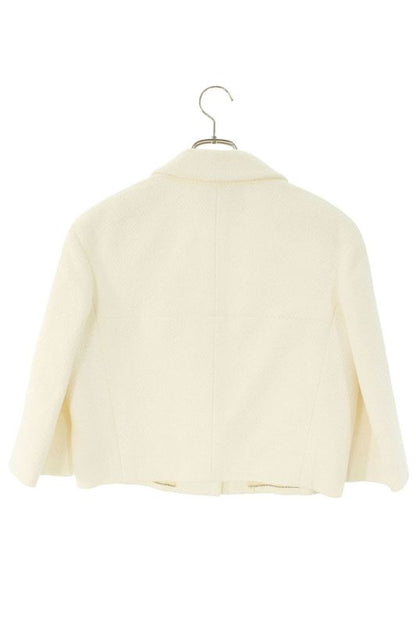 Chanel P43652v31747 Coco Mark Pearl Button Jacket Ladies 42