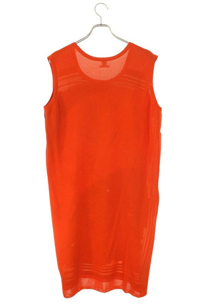 Hermes Twill Raine Constellation Pattern Sleeveless Dress Women's 42