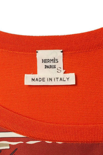 Hermes Twill Raine Constellation Pattern Sleeveless Dress Women's 42