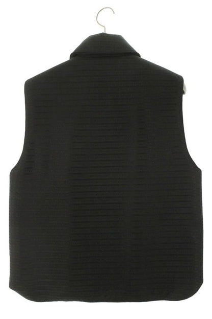 Prada 291998 Monogram Triangle Logo Plate Nylon Vest Women 36