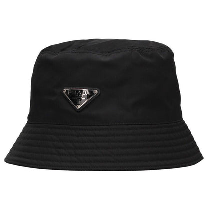Prada 1hc137 Re-nylon Triangle Plate Bucket Hat Ladies M