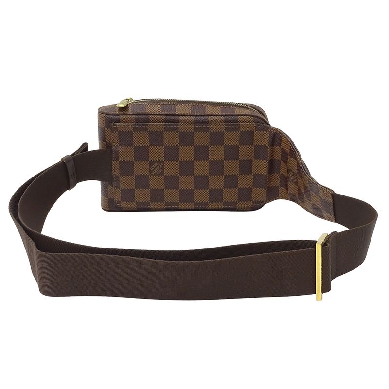 Louis Vuitton Bag Damier Men's Brand Body Bag Waist Bag Geronimos N51994 Brown