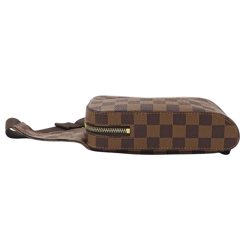Louis Vuitton Bag Damier Men's Brand Body Bag Waist Bag Geronimos N51994 Brown