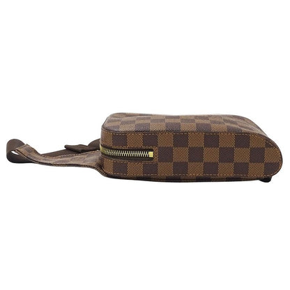 Louis Vuitton Bag Damier Men's Brand Body Bag Waist Bag Geronimos N51994 Brown
