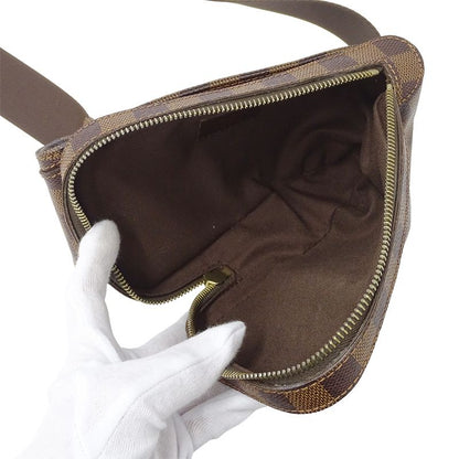 Louis Vuitton Bag Damier Men's Brand Body Bag Waist Bag Geronimos N51994 Brown