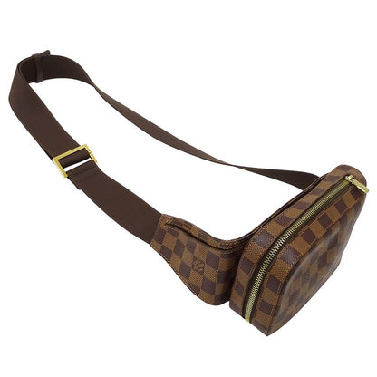 Louis Vuitton Bag Damier Men's Brand Body Bag Waist Bag Geronimos N51994 Brown