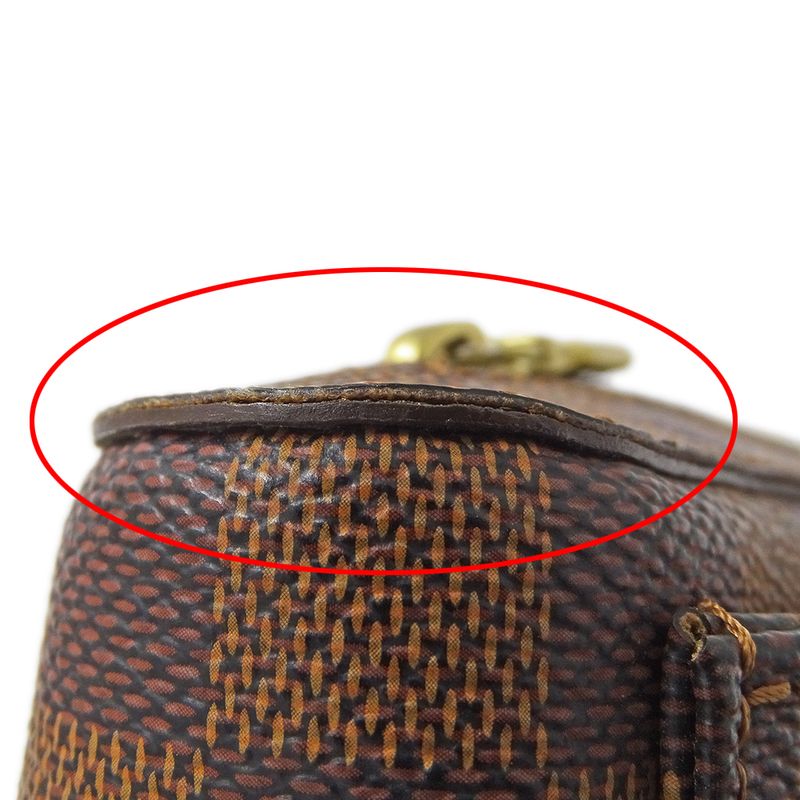 Louis Vuitton Bag Damier Men's Brand Body Bag Waist Bag Geronimos N51994 Brown