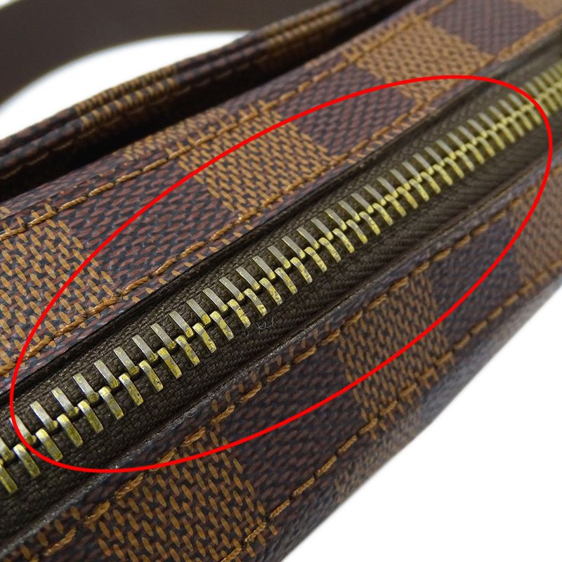 Louis Vuitton Bag Damier Men's Brand Body Bag Waist Bag Geronimos N51994 Brown