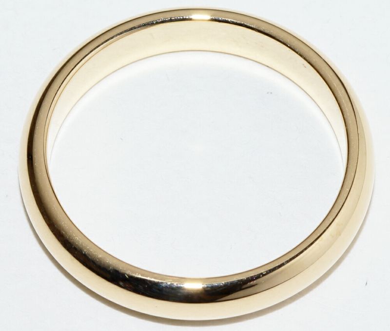 Cartier Ring 18K Yellow Gold Classic Wedding Ring 1895 Wedding Ring Width 35mm