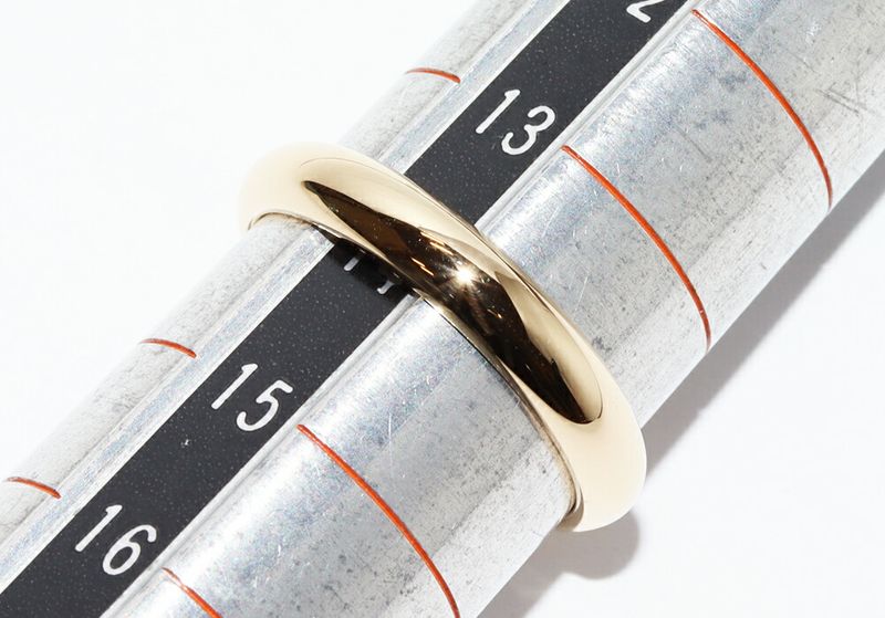 Cartier Ring 18K Yellow Gold Classic Wedding Ring 1895 Wedding Ring Width 35mm
