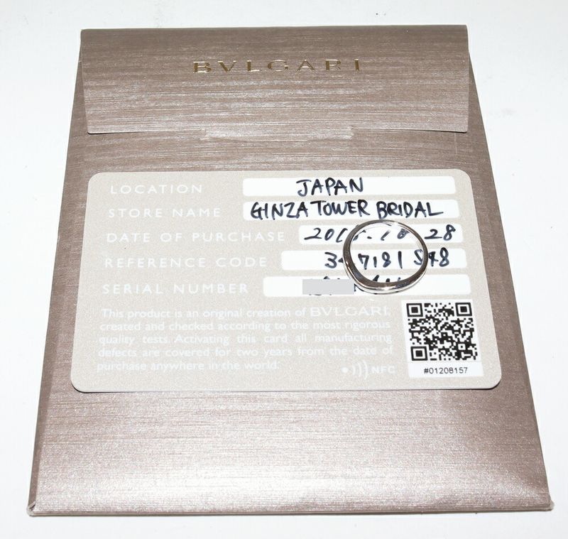 Bulgari Ring Pt950 Fedi Wedding Ring Fedi Ring An860162(347181) 361087