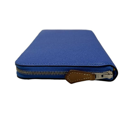 Hermes Azap Long Silk-in Blue Jellyge Panoplie Equestre / Silver Hardware