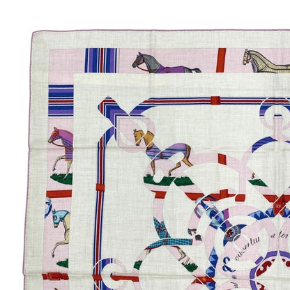 Hermes Shawl Carre Geant140 Eperon D'or Et Tenues de Jour H244216s 01 Natural