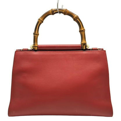 Gucci Handbag Nim Fair 459076 Red Leather