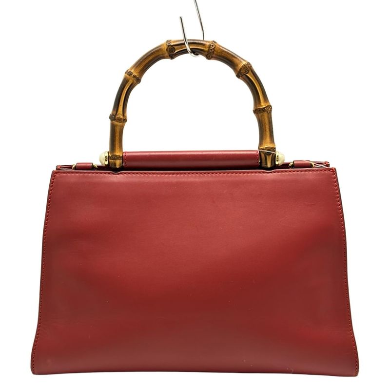 Gucci Handbag Nim Fair 459076 Red Leather