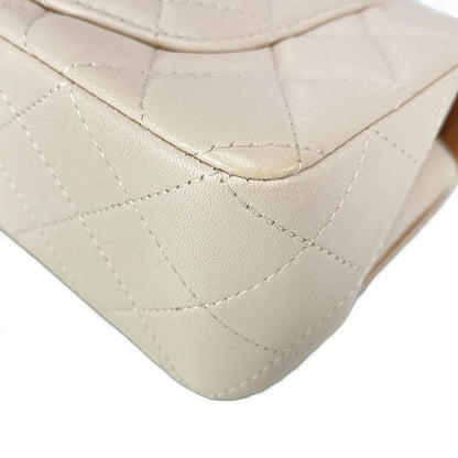 Chanel Shoulder Bag Top Handle Mini Flap Bagmatelasse As2431 Pink Beige Lambskin