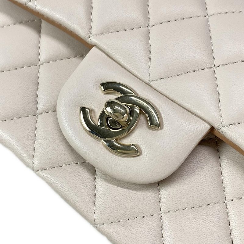 Chanel Shoulder Bag Top Handle Mini Flap Bagmatelasse As2431 Pink Beige Lambskin