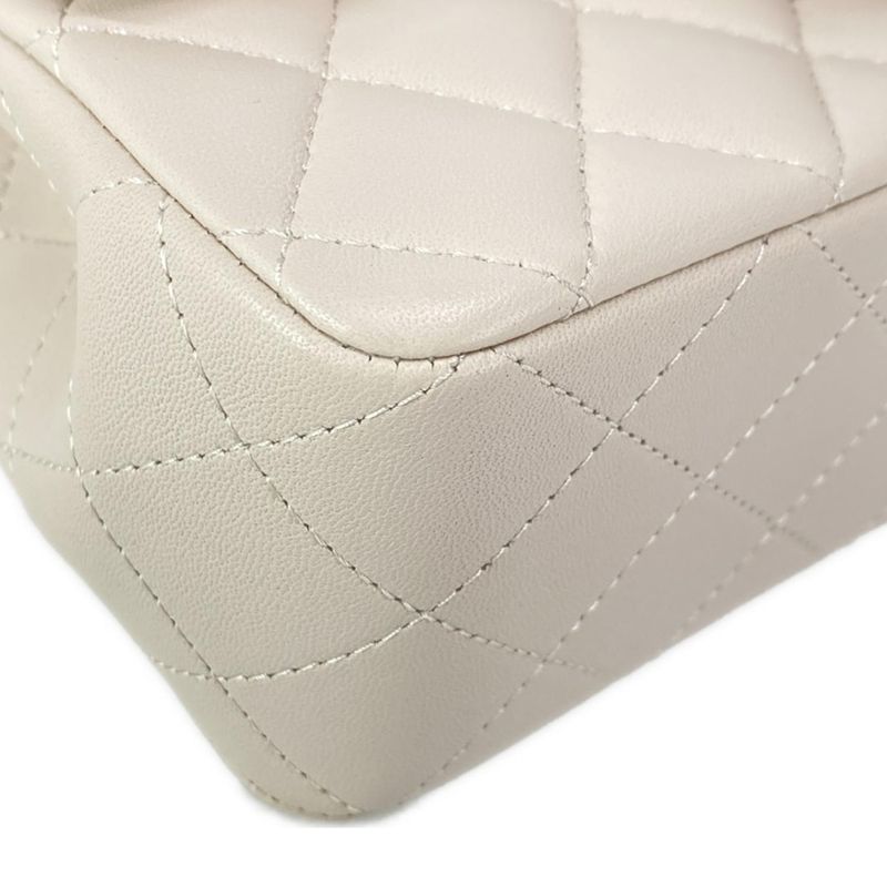 Chanel Shoulder Bag Top Handle Mini Flap Bagmatelasse As2431 Pink Beige Lambskin