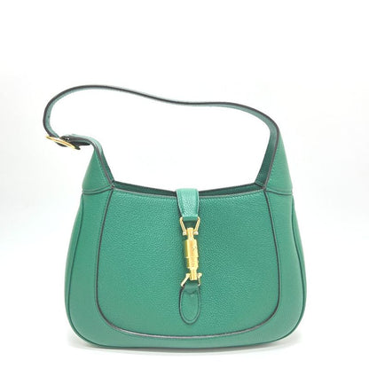 Gucci Shoulder Bag Jackie 1961 Small 810232 Leather Green