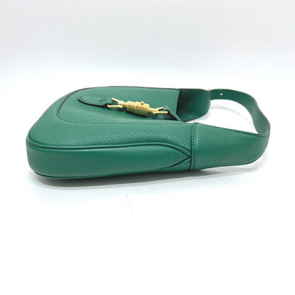Gucci Shoulder Bag Jackie 1961 Small 810232 Leather Green