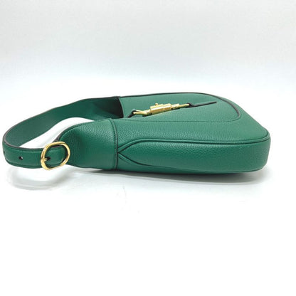 Gucci Shoulder Bag Jackie 1961 Small 810232 Leather Green
