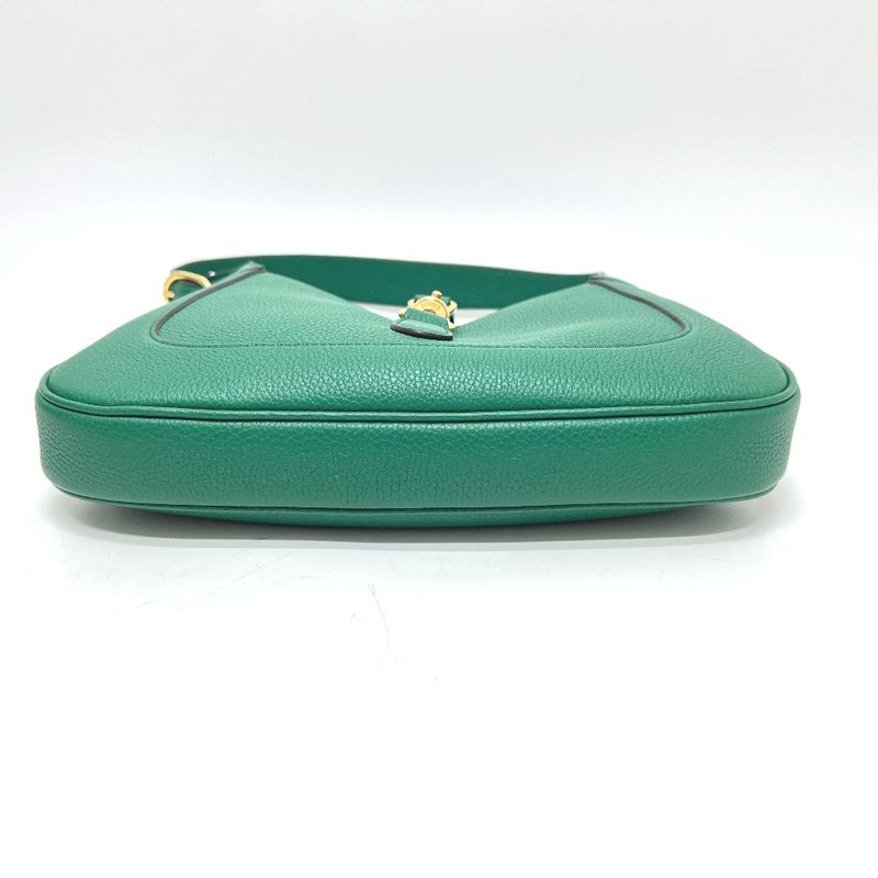 Gucci Shoulder Bag Jackie 1961 Small 810232 Leather Green