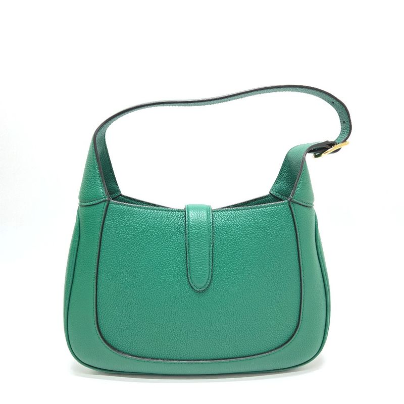 Gucci Shoulder Bag Jackie 1961 Small 810232 Leather Green