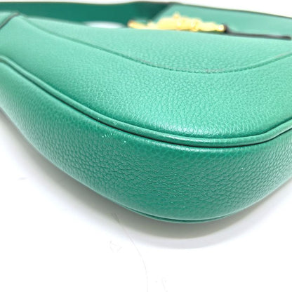Gucci Shoulder Bag Jackie 1961 Small 810232 Leather Green