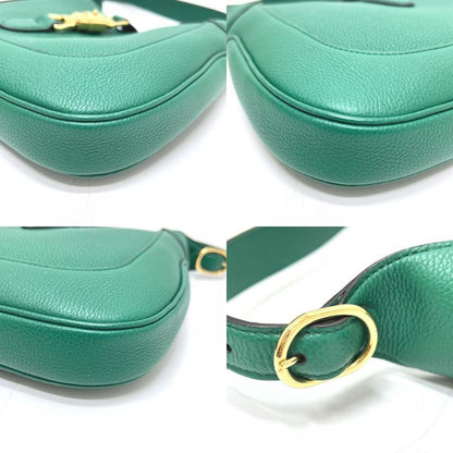 Gucci Shoulder Bag Jackie 1961 Small 810232 Leather Green