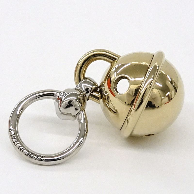 Hermes Scarf Ring Twirly Bell Metal GP GD SV Accessories - Women's