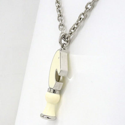 Hermes Necklace Cavalier Metal Silver - SV White Accessories - Women's