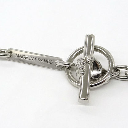 Hermes Necklace Cavalier Metal Silver - SV White Accessories - Women's