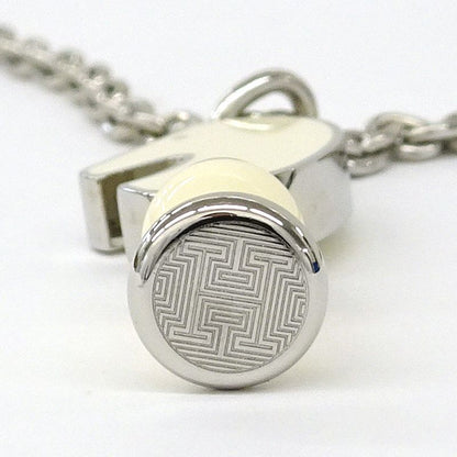 Hermes Necklace Cavalier Metal Silver - SV White Accessories - Women's