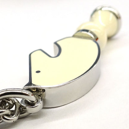 Hermes Necklace Cavalier Metal Silver - SV White Accessories - Women's